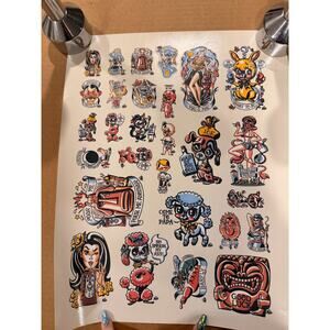 Mitch O'Connell Temporary Tattoo Sheet